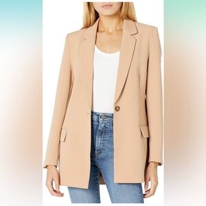 NWT The Drop Long Blazer in Praline Color - Size XXS